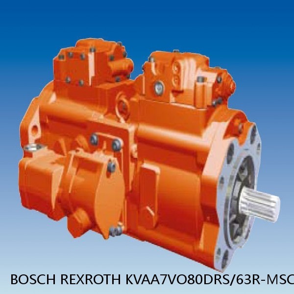 KVAA7VO80DRS/63R-MSC67 BOSCH REXROTH KVA7VO HYDRAULIC PISTON PUMP