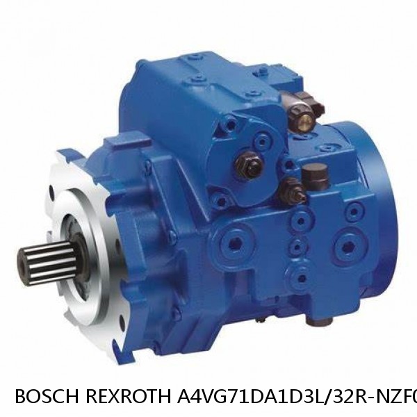 A4VG71DA1D3L/32R-NZF02F001SH-S BOSCH REXROTH A4VG VARIABLE DISPLACEMENT PUMPS