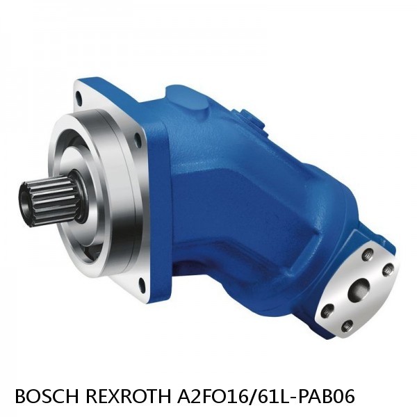 A2FO16/61L-PAB06 BOSCH REXROTH A2FO FIXED DISPLACEMENT PUMPS