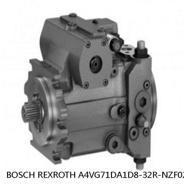 A4VG71DA1D8-32R-NZF02F001S-S BOSCH REXROTH A4VG VARIABLE DISPLACEMENT PUMPS