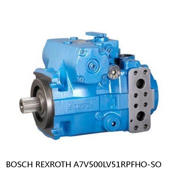 A7V500LV51RPFHO-SO BOSCH REXROTH A7V HYDRAULIC PISTON PUMP