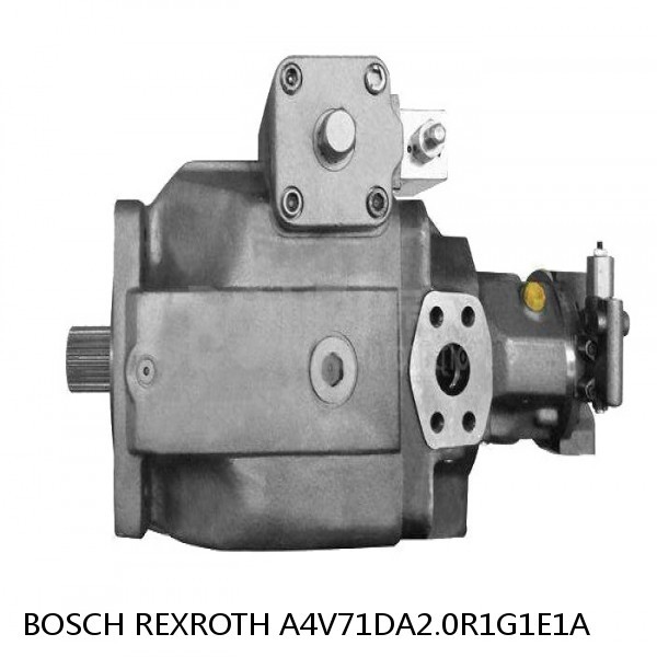 A4V71DA2.0R1G1E1A BOSCH REXROTH A4V VARIABLE PUMPS