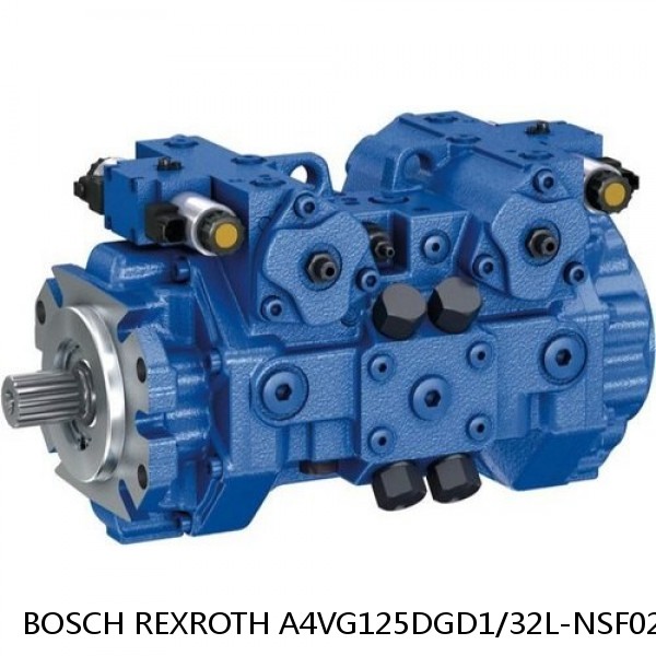 A4VG125DGD1/32L-NSF02F011S BOSCH REXROTH A4VG VARIABLE DISPLACEMENT PUMPS